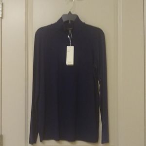 Navy blue turtle neck